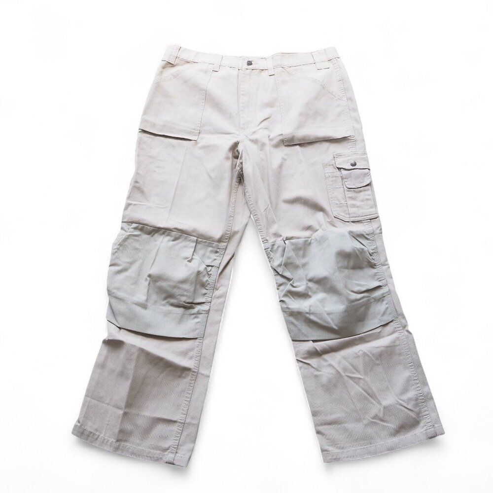 Blaklader 1670 1310 Brawny Work Pants with Knee Pad Pockets Stone Men's 42 x 30‎